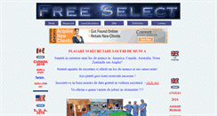 Desktop Screenshot of freeselect.ro